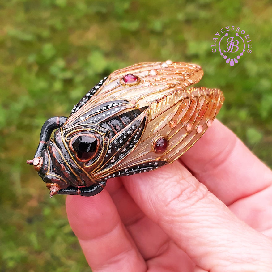 My Cicadas From Polymer Clay (12 Pics)
