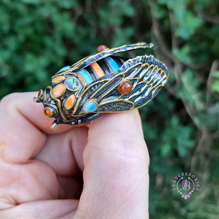 My Cicadas From Polymer Clay (12 Pics)