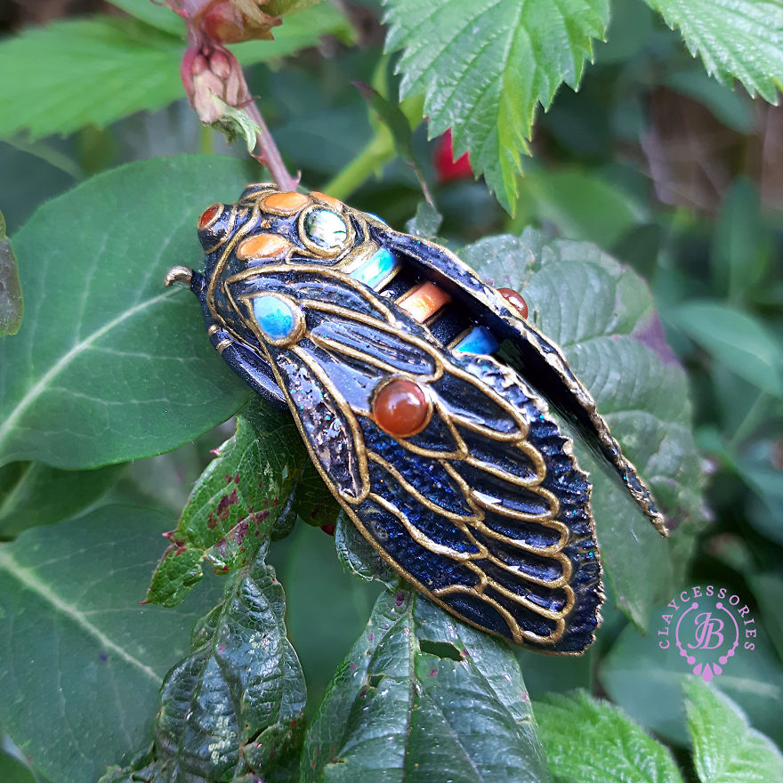 My Cicadas From Polymer Clay (12 Pics)