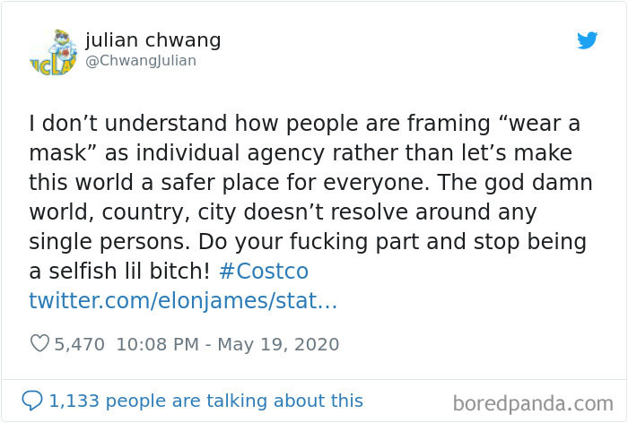 Idiot Films Costco Employee Kicking Him Out For Not Wearing A Mask, People Are On The Employee's Side Idiot Films Costco Employee Kicking Him Out For Not Wearing A Mask, People Are On The Employee's Side