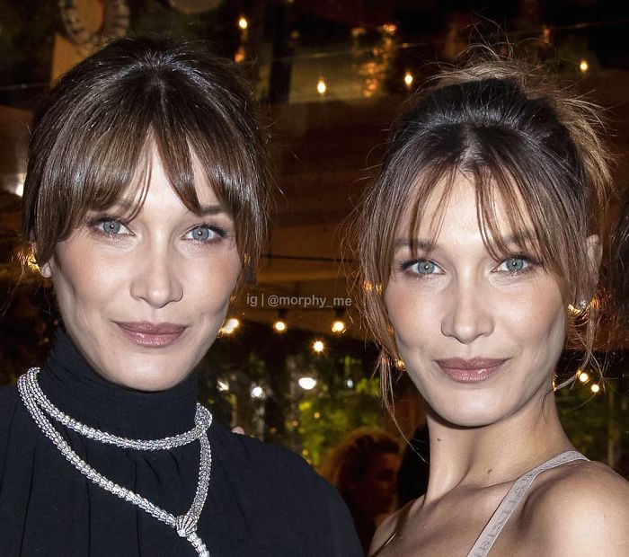 Carla Bruni & Bella Hadid