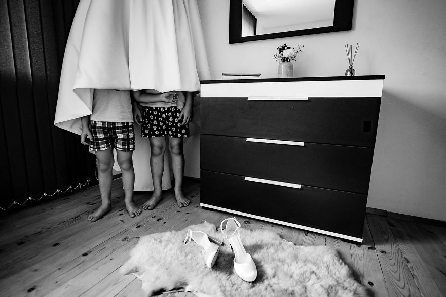 These Little Kids That Think You Can't See Them