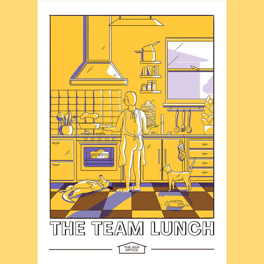 We Illustrate The Real Side Of Working From Home (7 Pics)