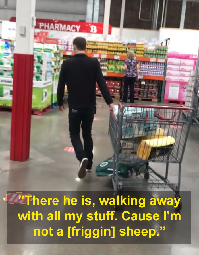 Idiot Films Costco Employee Kicking Him Out For Not Wearing A Mask, People Are On The Employee's Side Idiot Films Costco Employee Kicking Him Out For Not Wearing A Mask, People Are On The Employee's Side