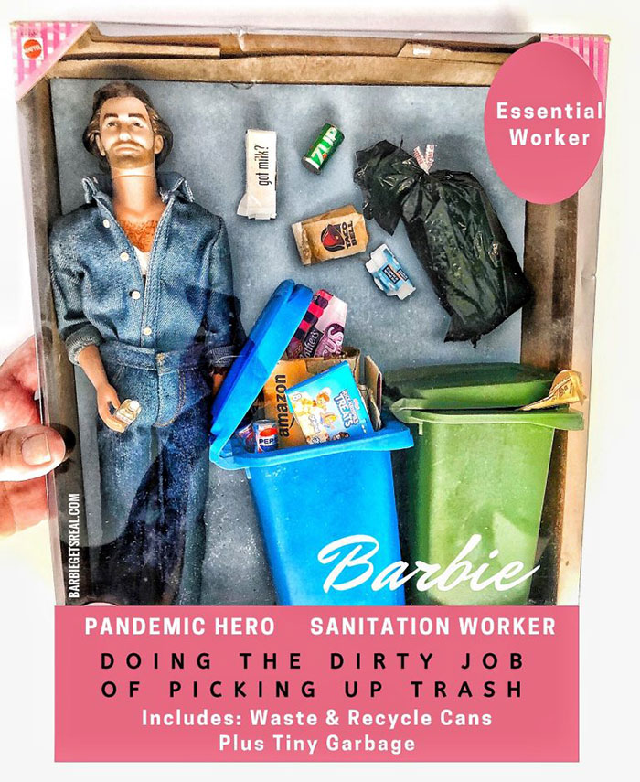 Pandemic Hero Barbie – Sanitation Worker