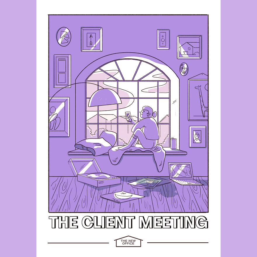 We Illustrate The Real Side Of Working From Home (7 Pics)