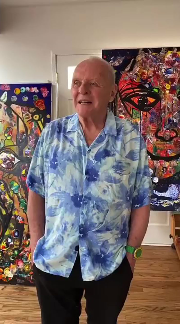 82-Year-Old Anthony Hopkins Nails 'Tootsie Slide' Tiktok Challenge