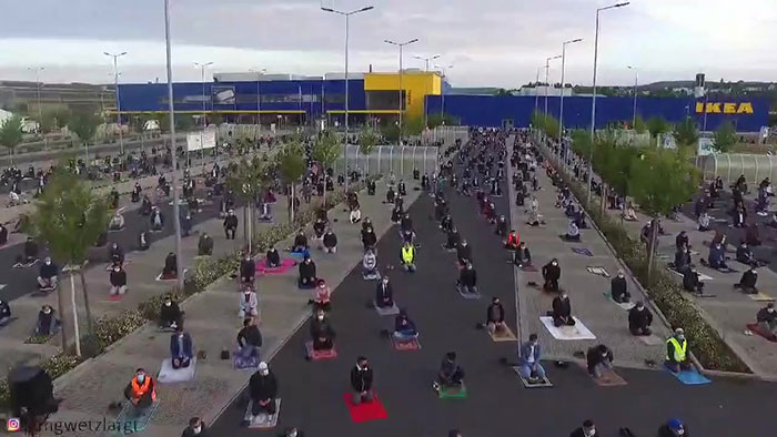 Muslims In Germany Ask If 700 Of Them Can Use The Parking Lot For Socially Distanced Prayers And Ikea Says Yes
