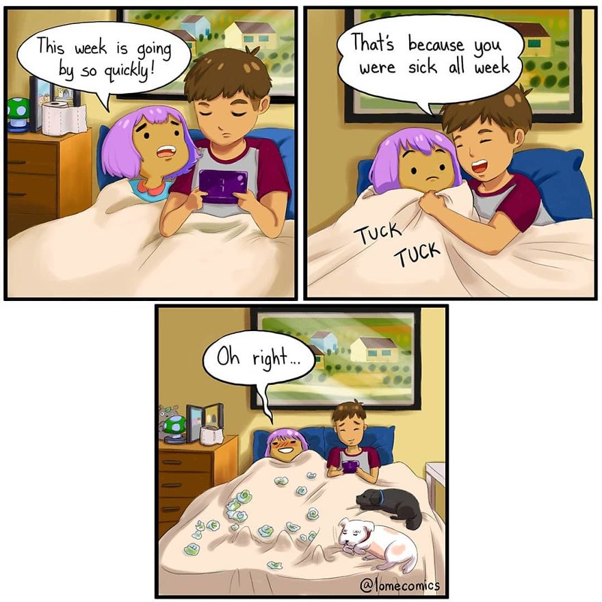 Artist Makes Honest Illustrations Of Every Woman's Daily Life