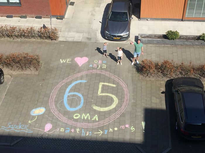 Made This For My Grandma Because She Is Scared Of Leaving Her Apartment