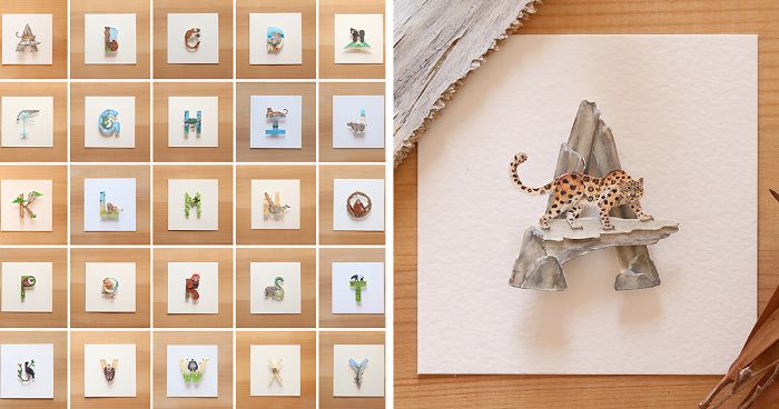 We Made An Alphabet Out Of Endangered Wildlife Species (34 Pics)
