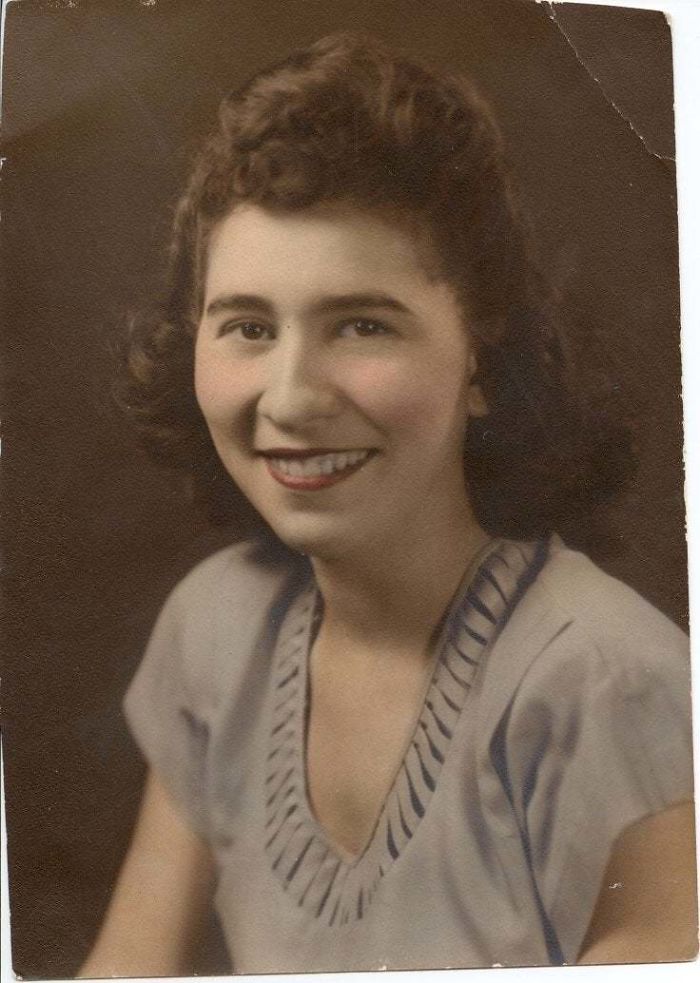 1945, My 18 Year Old Grandmother Concetta. She Was The Woman Who Taught Me How To Be A Sassy, Classy And Bad-Assy Woman.
