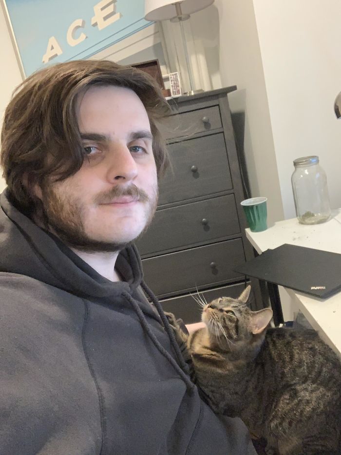 My Girl Ajani Does This All Day When I Work From Home. She Doesn’t Want This Quarantine To End