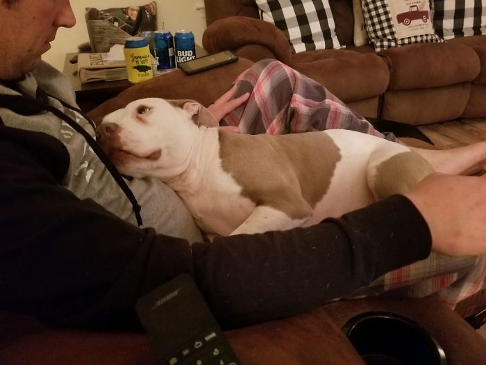 First Day Off And Home In A Month. She's 'Mirin. And She Got Me