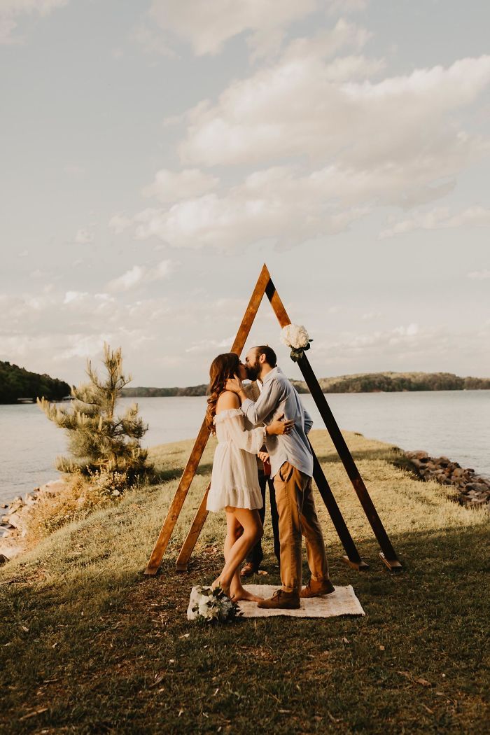 We Made It Official Yesterday. (Legally) Just Us, Our Officiant, And A Photographer Friend