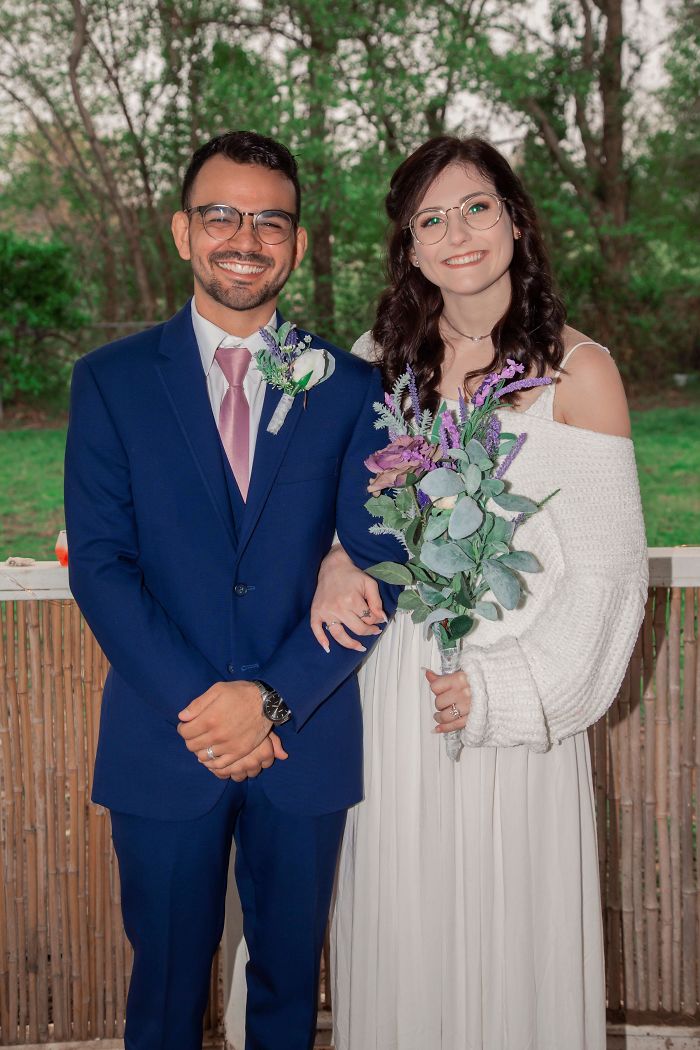 Wedding Got Cancelled So We Got Married In Our Back Yard. Couldn’t Be Happier Despite Everything Going On