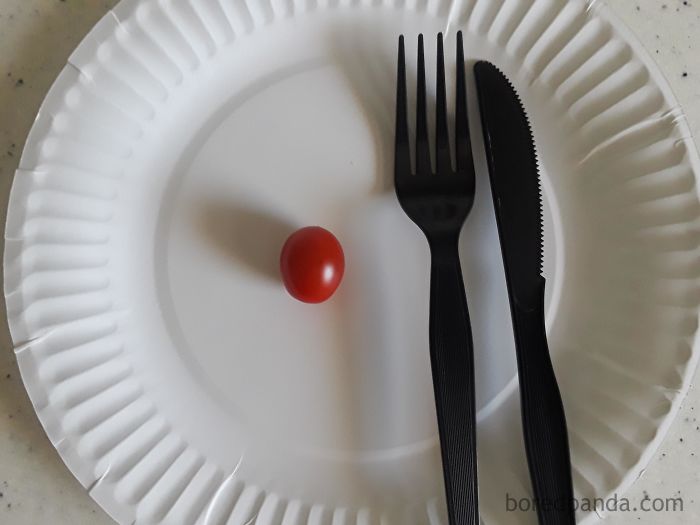 Living Off The Grid First Harvest, Planted My Tomato Plant On The First Day Of Lockdown.