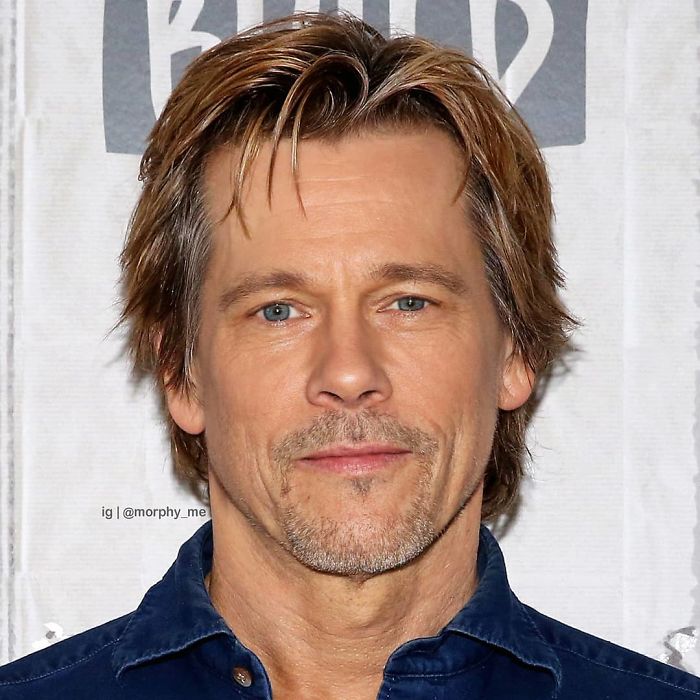 Kevin Bacon & Brad Pitt