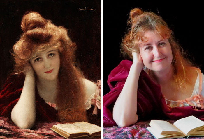 Gabriel Ferrier--Girl Reading