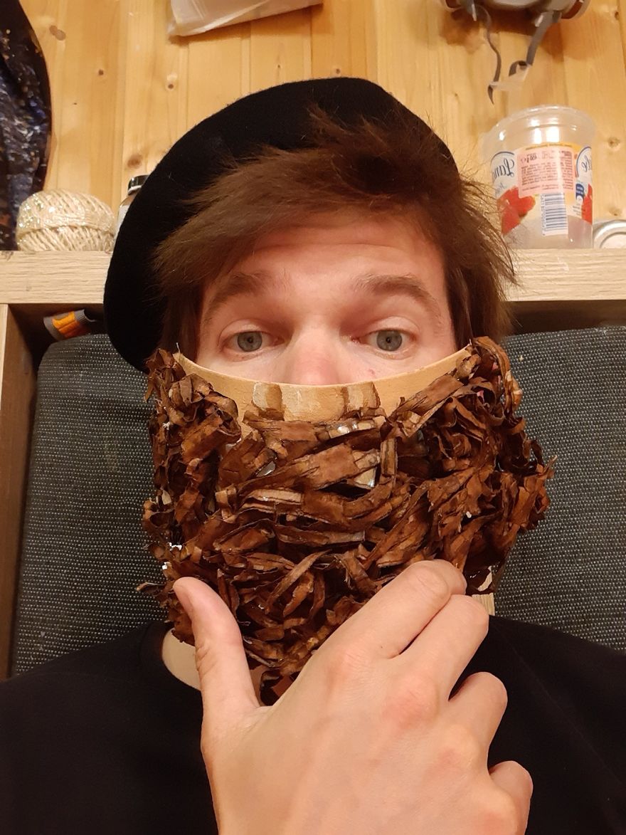 In Order Not To Let Creativity Die, The Artist Makes Fun Masks During Quarantine