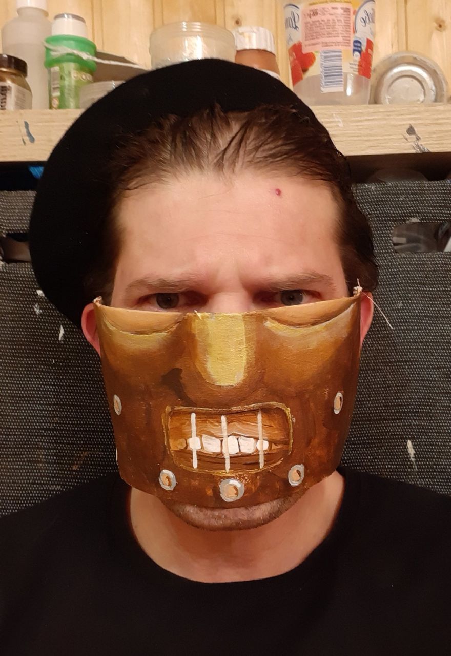 In Order Not To Let Creativity Die, The Artist Makes Fun Masks During Quarantine