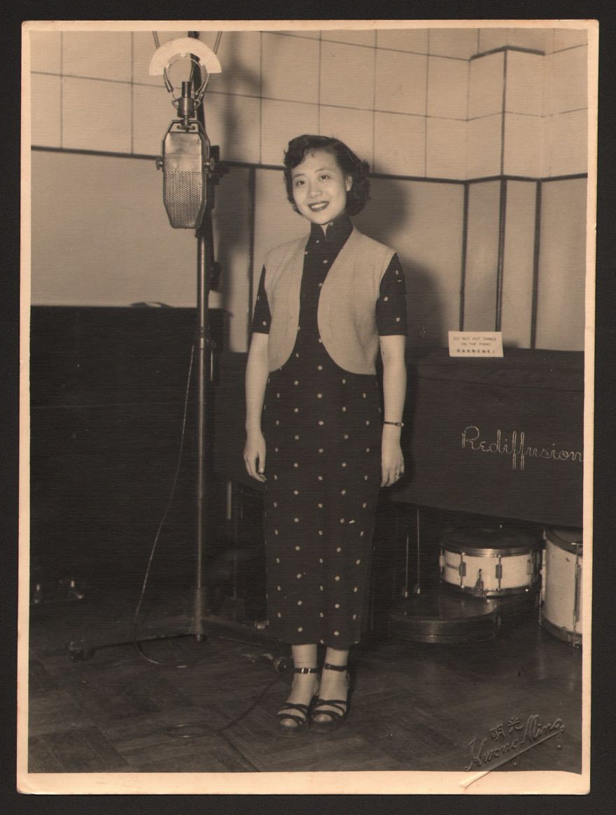 Singing On Radio Rediffusion In Hong Kong