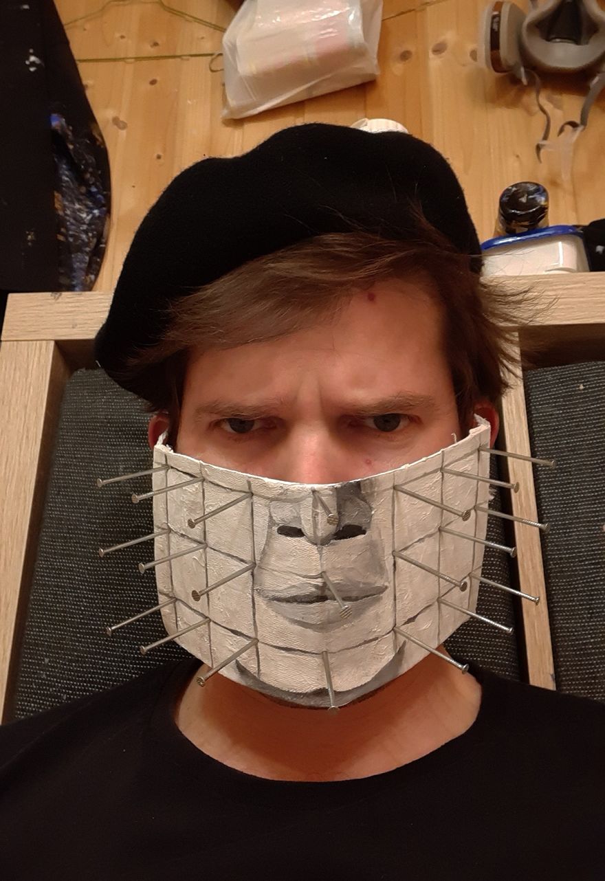 In Order Not To Let Creativity Die, The Artist Makes Fun Masks During Quarantine