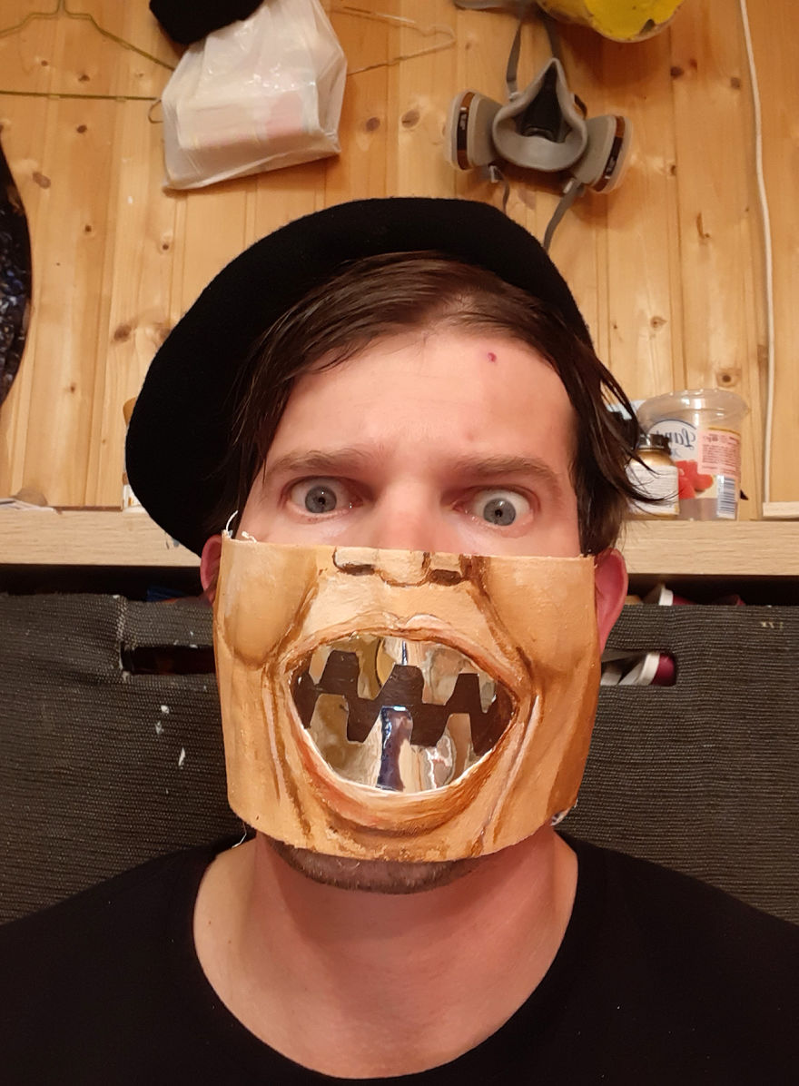 In Order Not To Let Creativity Die, The Artist Makes Fun Masks During Quarantine