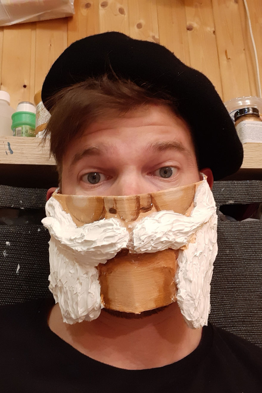 In Order Not To Let Creativity Die, The Artist Makes Fun Masks During Quarantine