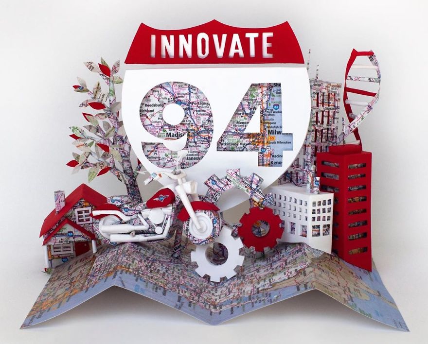 Artist Makes Amazing Sculptures Using Only Paper