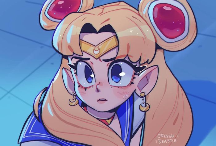 Artists From Around The World Challenged Themselves To Draw The Heroine Sailor Moon In Their Own Style