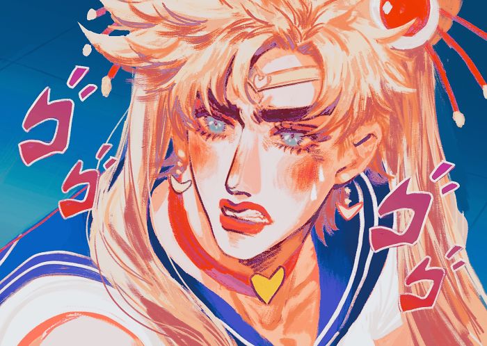 Artists From Around The World Challenged Themselves To Draw The Heroine Sailor Moon In Their Own Style