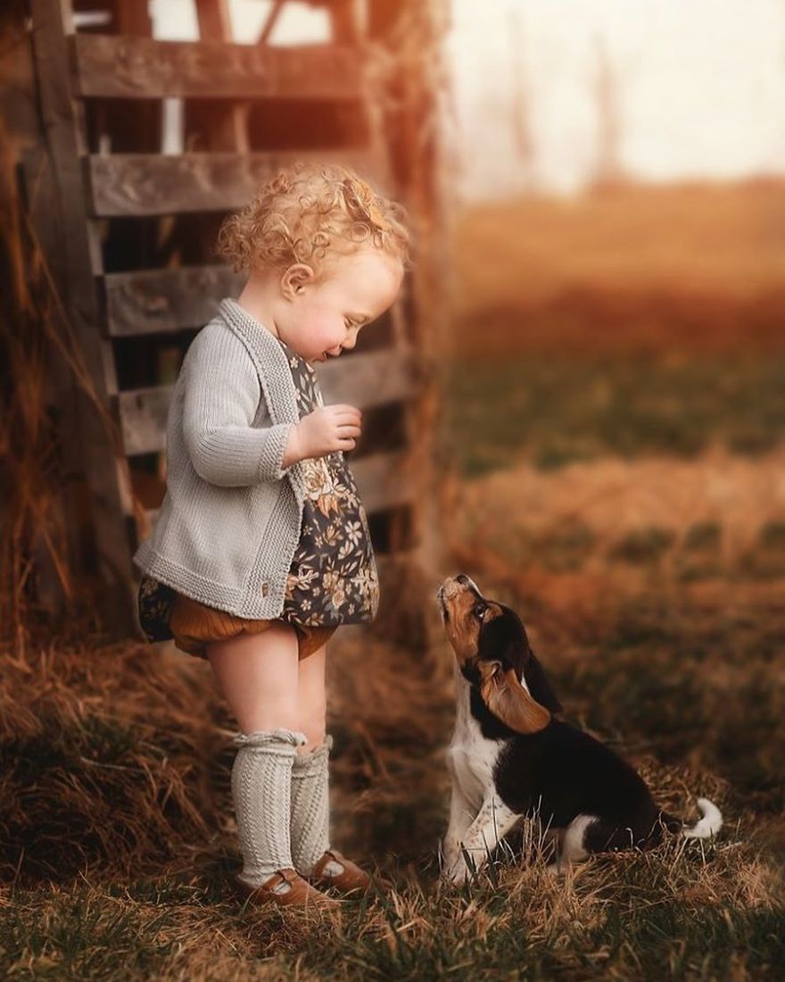 I Capture Children With Animals And Create Magical Moments.
