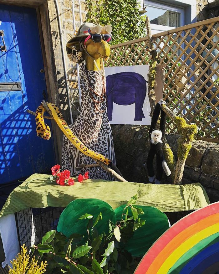 Gloria Has Decided To Take In The Sun While On Safari!