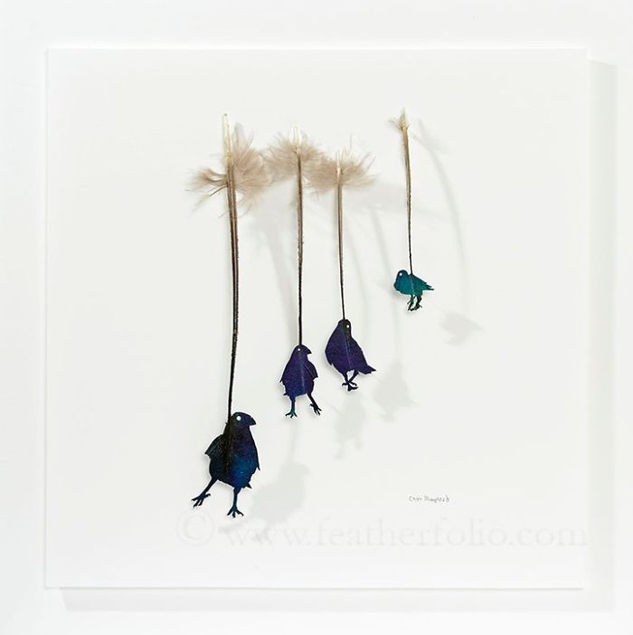 Chris Maynard At Featherfolio Returns With More Feather Carvings