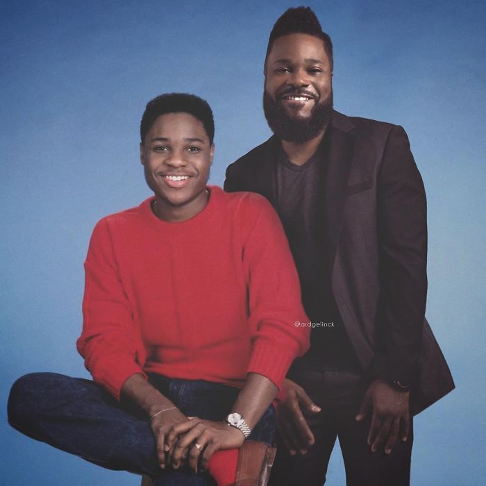 Malcolm-Jamal Warner & Theo Huxtable