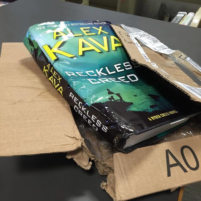 Occasionally A Book Will Arrive Damaged - Never Had One That Looks Like It Was Run Over