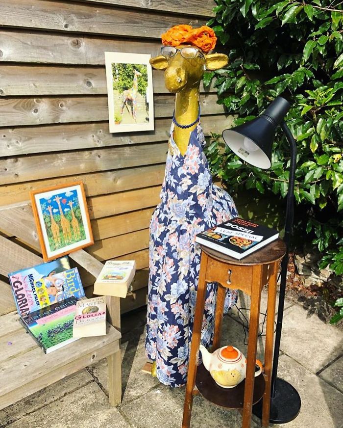 Today She Has Invited Us Into Her Library