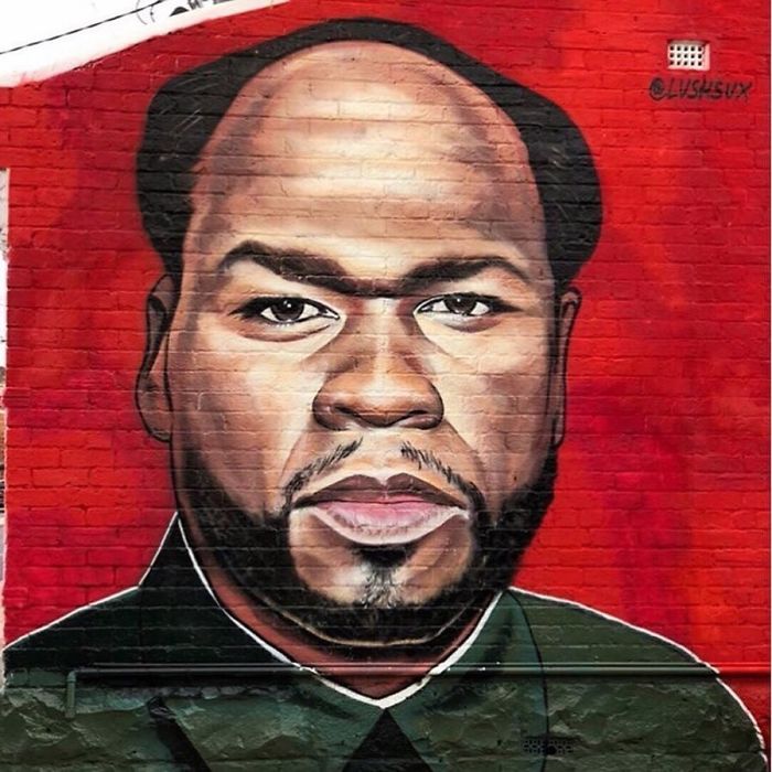 This Street Artist Can't Stop Trolling 50 Cent And The Rapper Is Getting Increasingly 'Irritated' By It