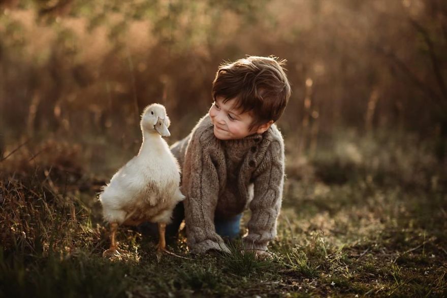 I Capture Children With Animals And Create Magical Moments.