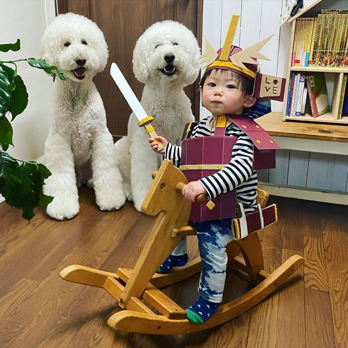 Child-Poodle-Dog-Friendship-Tamanegi-Qoo-Riku