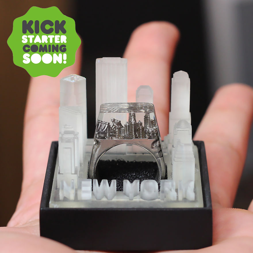 Bring The World To Your Finger With The Most Detailed Ring Ever Created 🗽 Bring The World To Your Finger With The Most Detailed Ring Ever Created 🗽