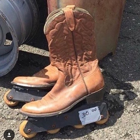 Cowboy Roller Skates