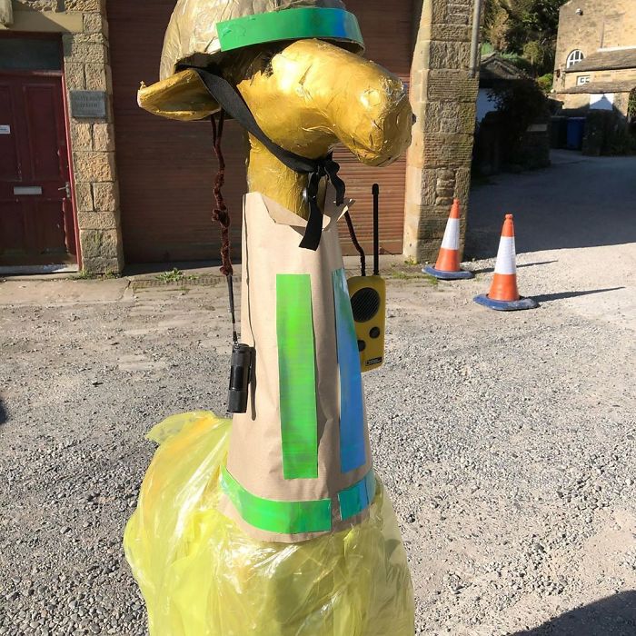 Gloria Is Back In Uniform Today