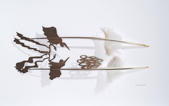 Chris Maynard At Featherfolio Returns With More Feather Carvings