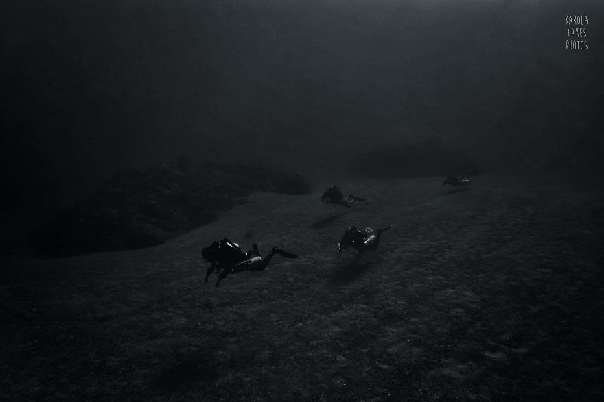 I Went For Holidays To Indonesia, Never Left And Became An Underwater Photographer. My Black And White Uw Photos.