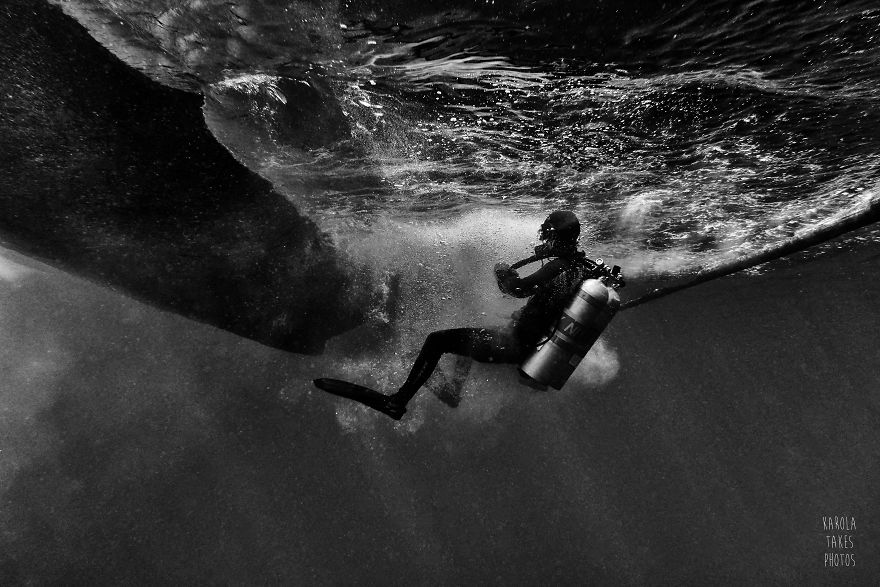 I Went For Holidays To Indonesia, Never Left And Became An Underwater Photographer. My Black And White Uw Photos. I Went For Holidays To Indonesia, Never Left And Became An Underwater Photographer. My Black And White Uw Photos.