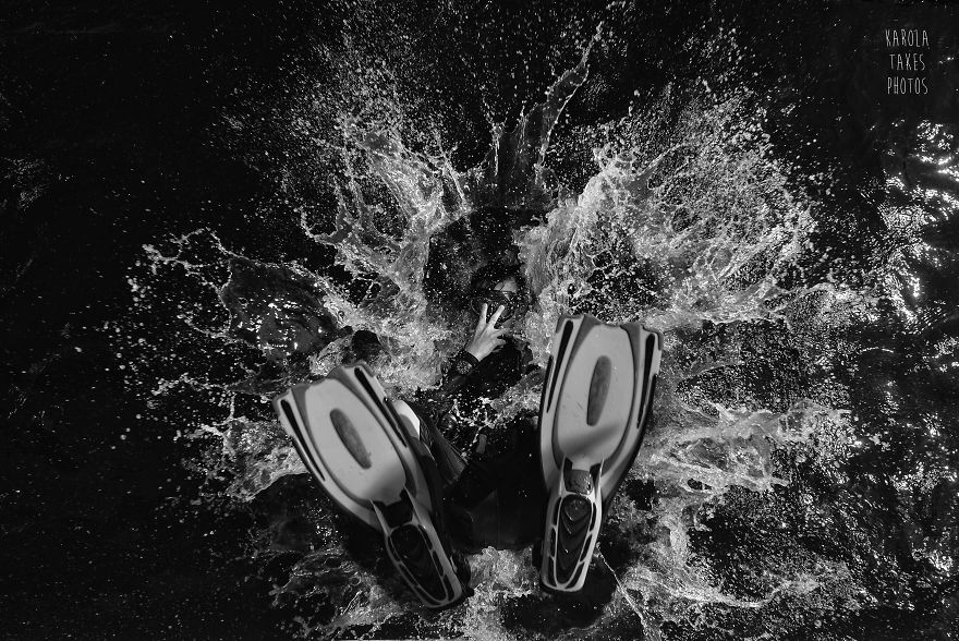 I Went For Holidays To Indonesia, Never Left And Became An Underwater Photographer. My Black And White Uw Photos.