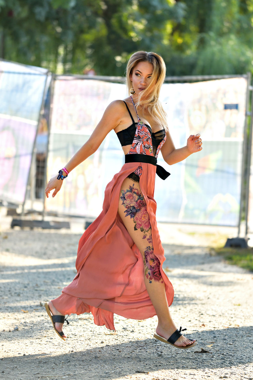 My Cheating Boyfriend Tried To Forbid Me To Dress Like This, In My Own Creations To The Festivals, Because Everybody Was Looking At Me. I Dumped Him!