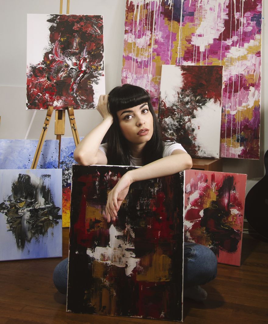 I Painted A Series Of Abstract Paintings While I Was In Quarantine